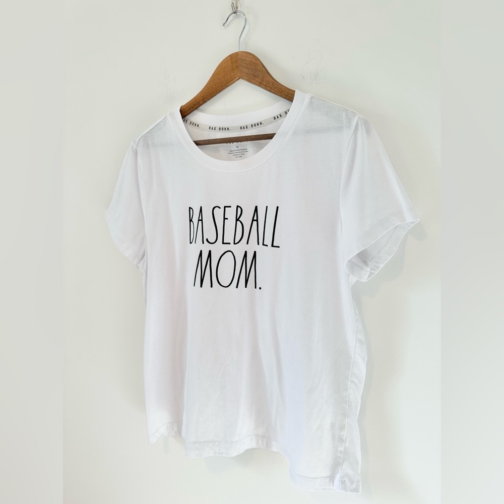 ✨RAE DUNN “Baseball Mom” Tee Shirt Women’s Size Extra Large [XL]✨ - Picture 5 of 5